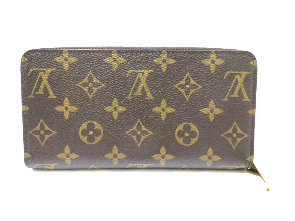 Louis Vuitton Monogram Wallet Zippy Brown